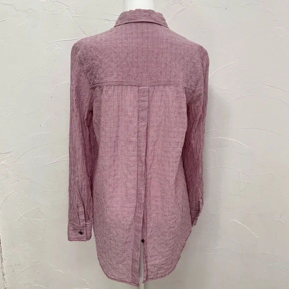 Free People No Limits Stripe Stretch
Cotton Shirt - Picture 4 of 16